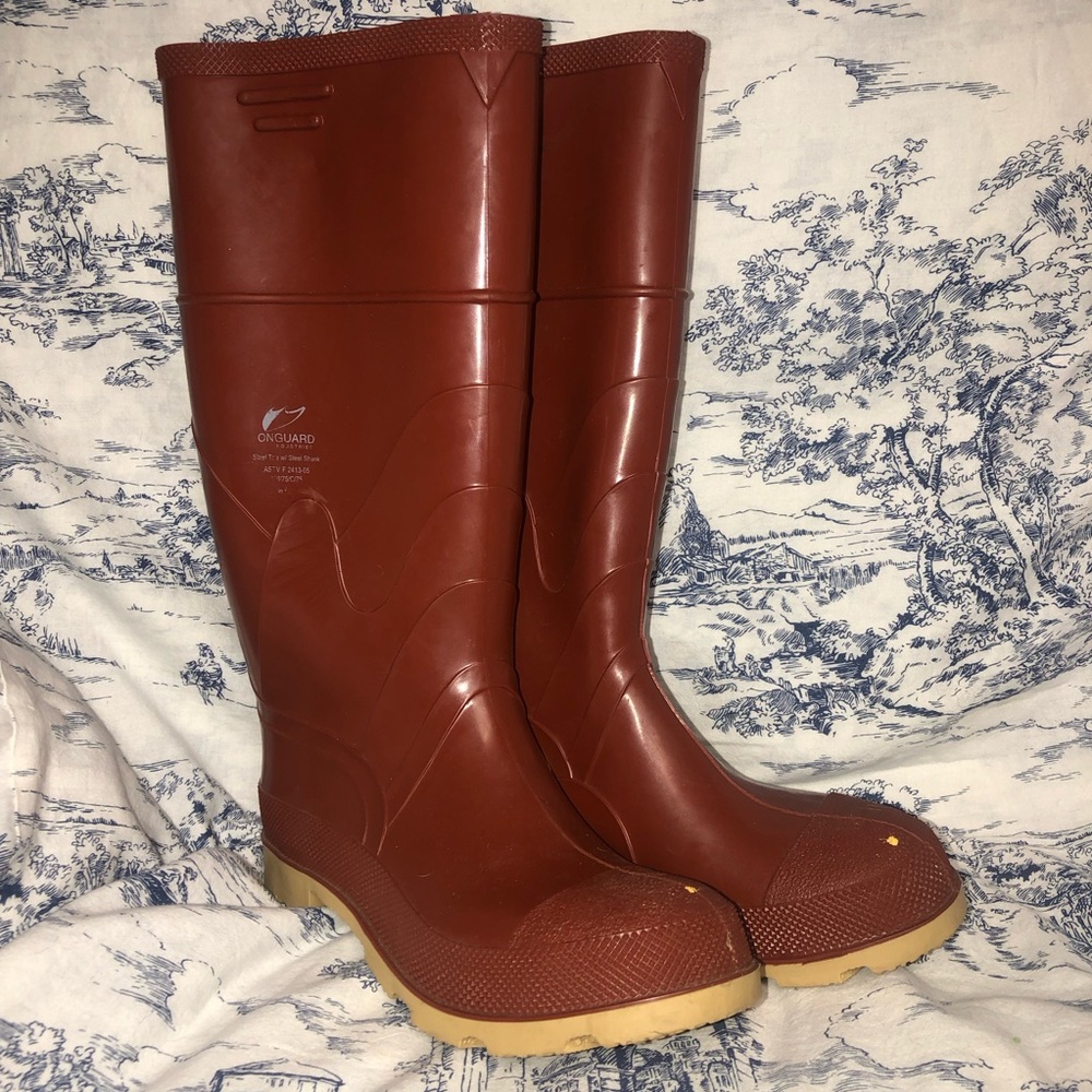 Onguard Industries M Sz 8 W Sz 10 16" Steel Toe Shank Boot 2413-05 USA